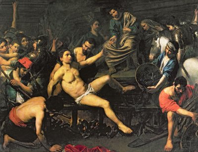 The Martyrdom of St. Lawrence by Valentin de Boulogne